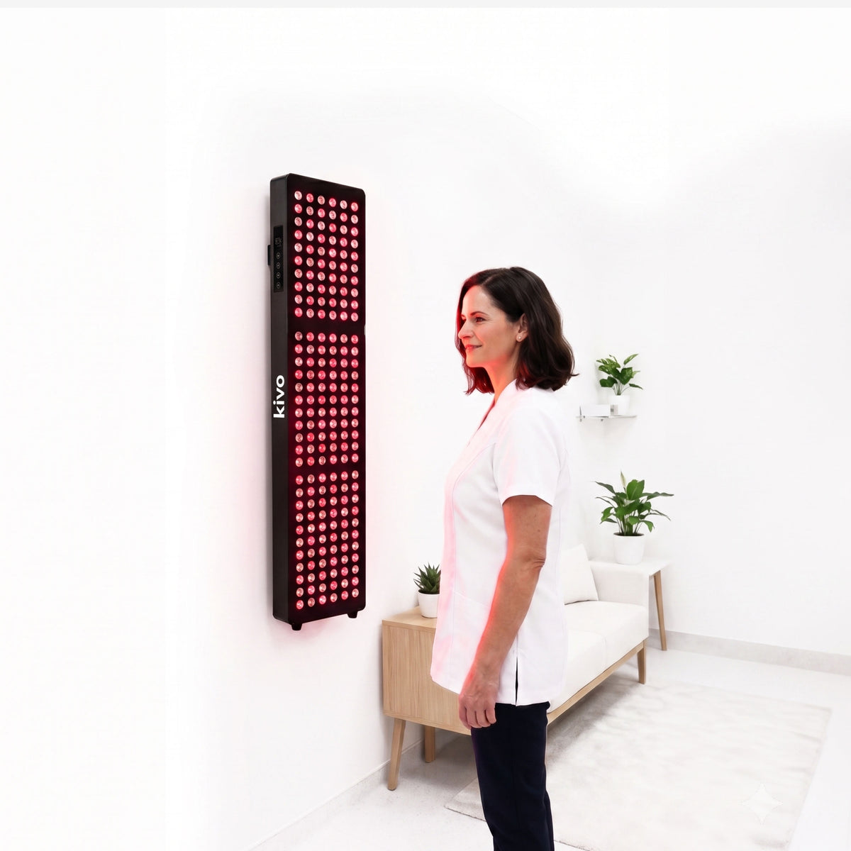 Kivo THREE series half-body size red light therapy panel