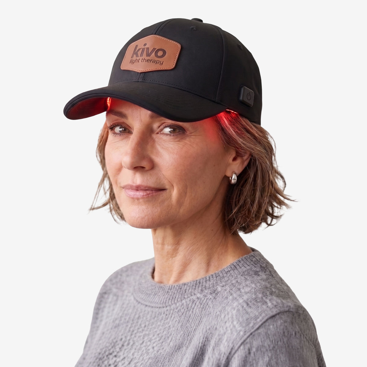 Kivo Red Light Therapy Cap for men or women to help with hair and scalp issues