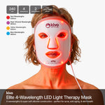 what is the best led face mask for acne and spots and anti-aging - the kivo led light therapy face mask