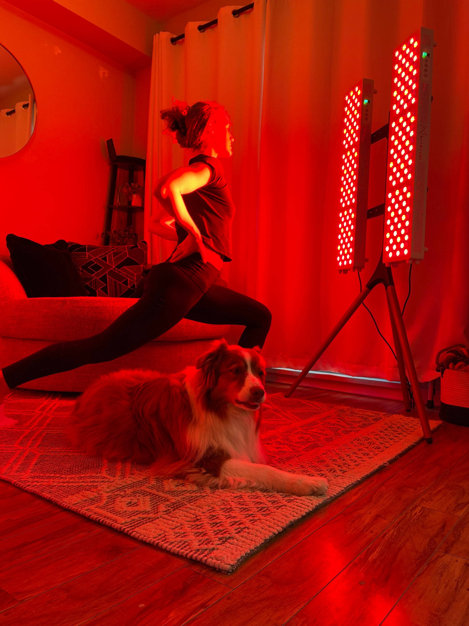 Kivo Pro 1000 Bundle: 2 x Pro 1000 & Easel Stand red light therapy from Kivo