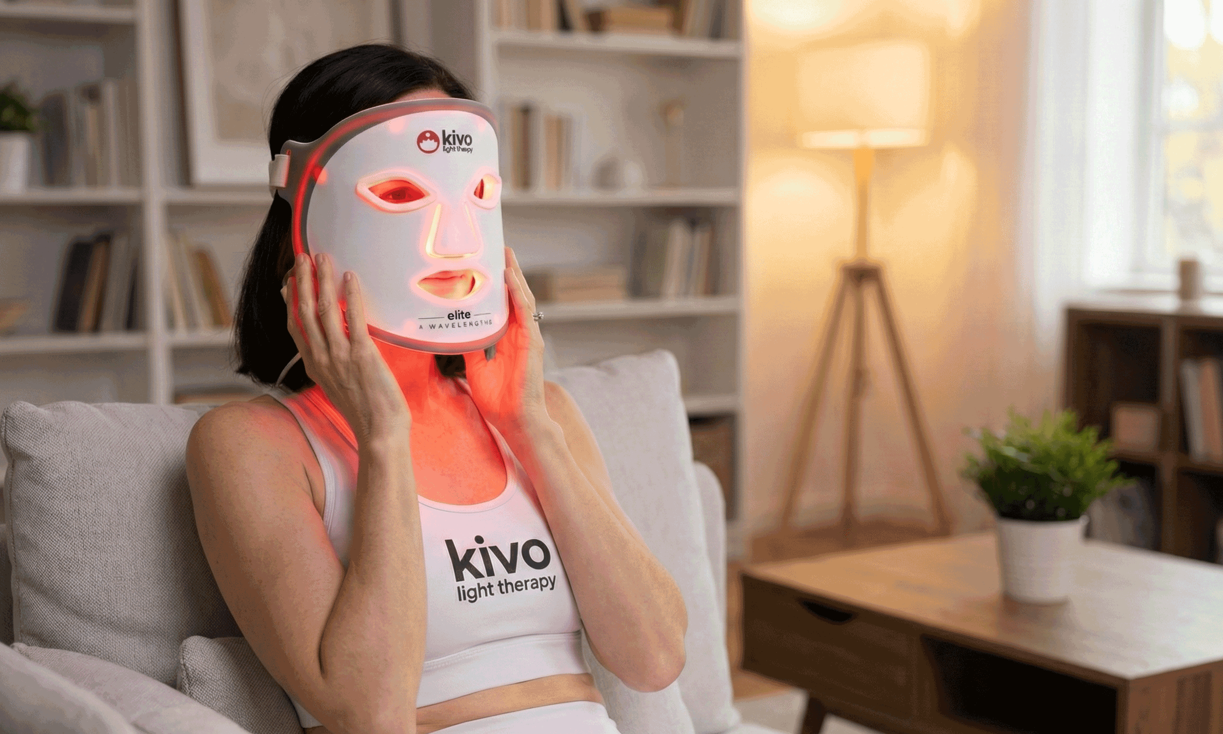 Red LED light therapy masks for collagen product and better skin for women