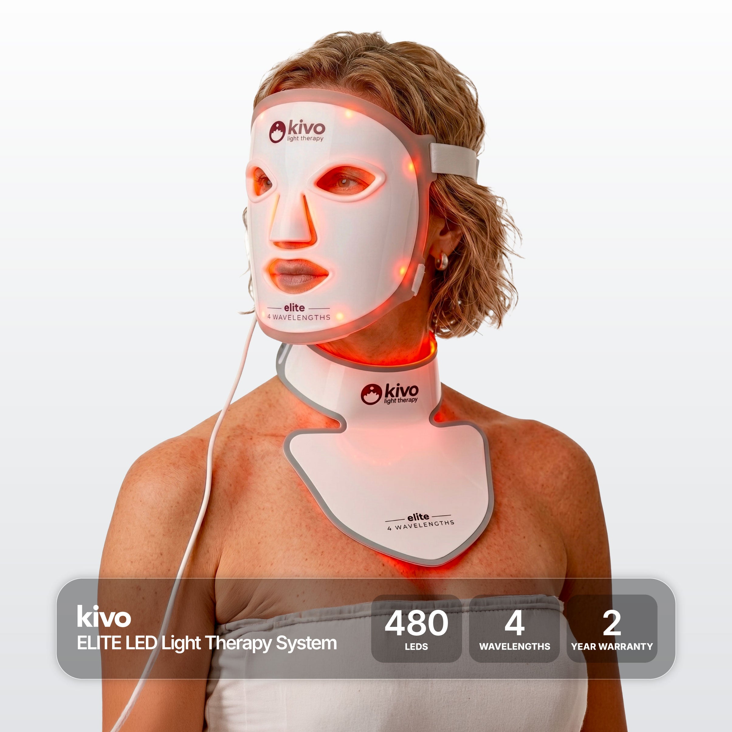 what is the best led face mask for acne and spots and anti-aging - the kivo led light therapy face mask