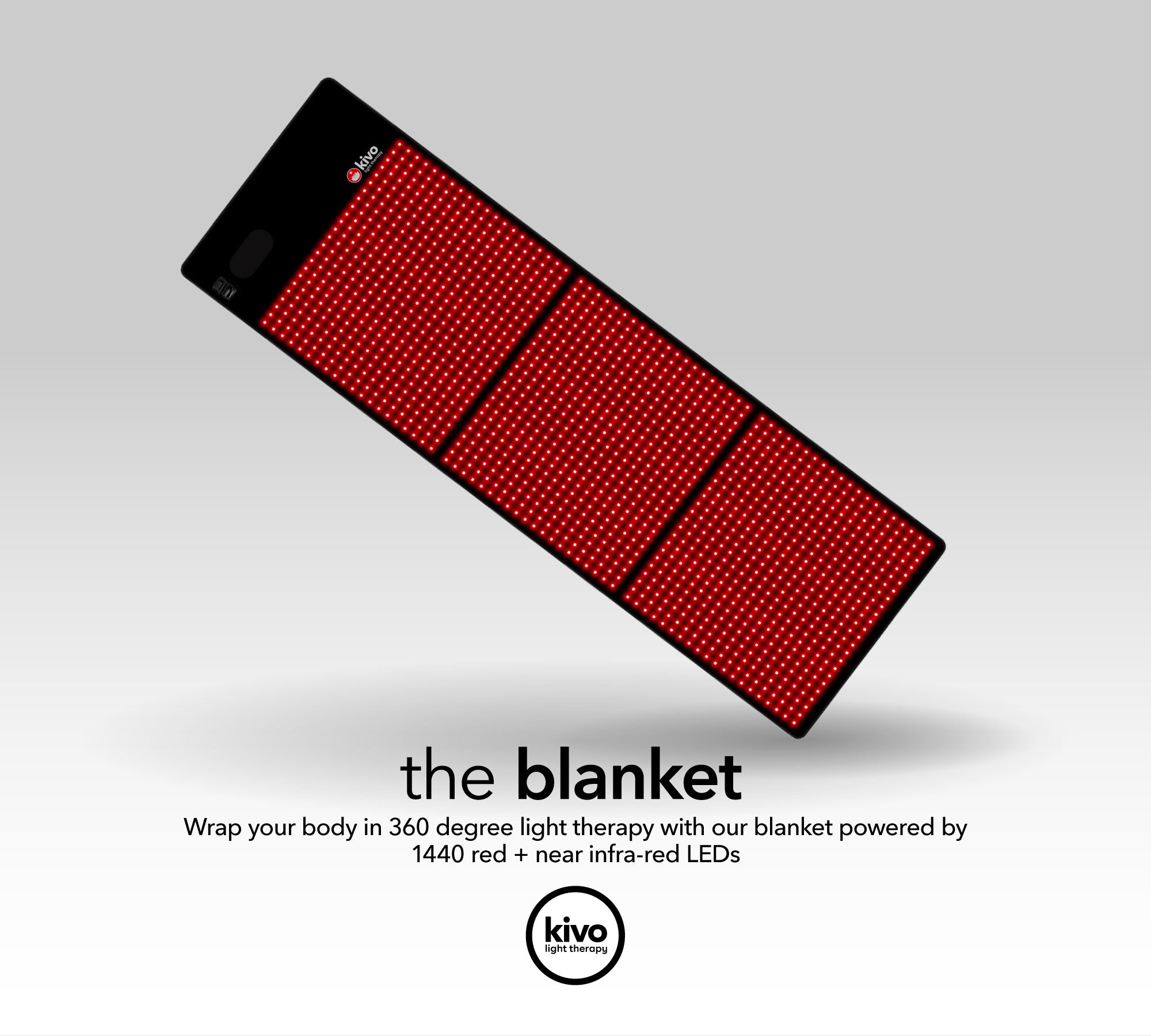 Kivo Blanket: Get wrapped up in our Red Light Blanket RED & NEAR-INFRARED red light therapy from Kivo