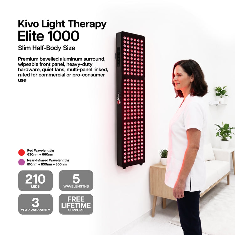 The best narrow half body red light therapy panel