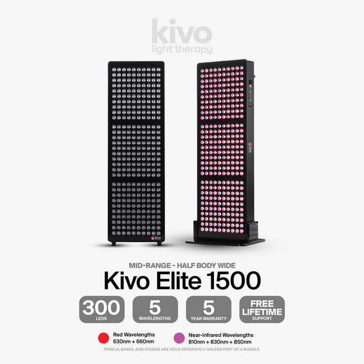 The mid-range best in class wide half-body sized red light therapy panel
