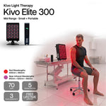 Kivo Elite 300 Mid-Range Small LED light with red and near-infrared wavelengths.