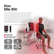 Kivo Elite 300 Mid-Range Small LED light with red and near-infrared wavelengths.