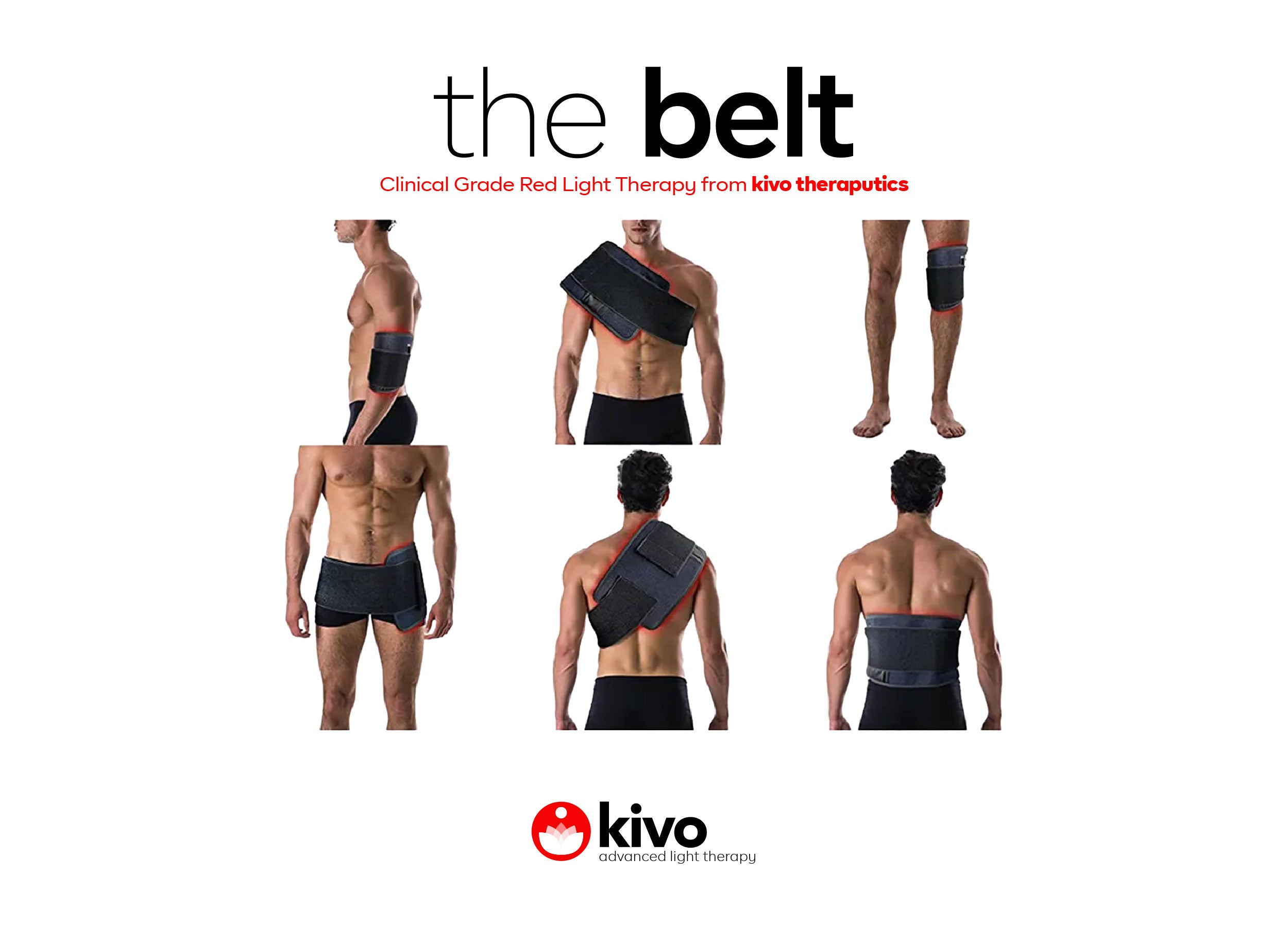 Kivo Belt: Targeted and portable red light red light therapy from Kivo