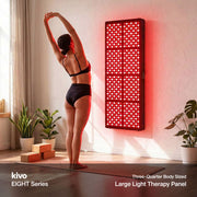 Kivo EIGHT series three-quarter body sized large light therapy panel