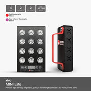Kivo Elite Mini - The best small handheld mini featuring red and near infrared, brightness, battery operated and more