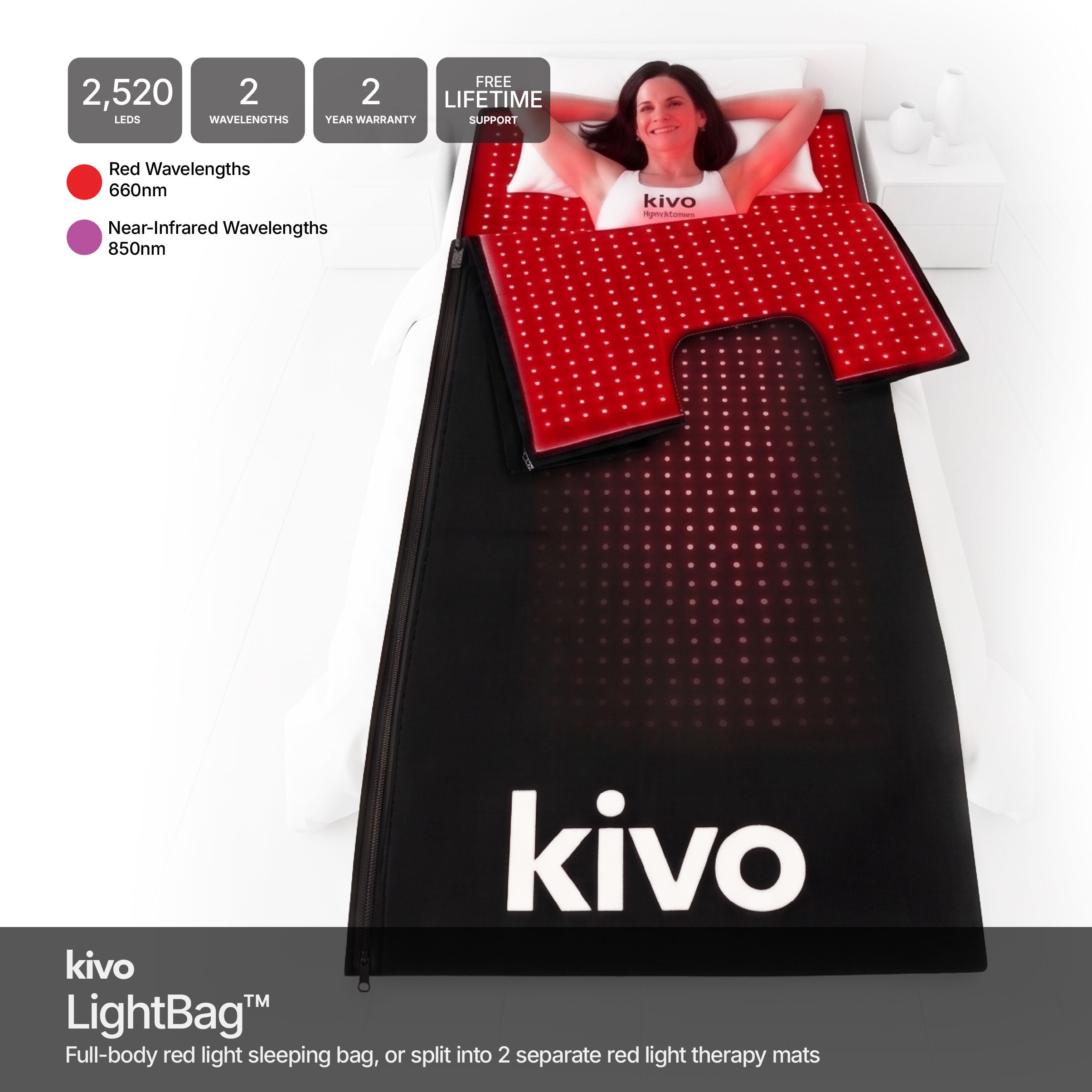 Kivo Light Therapy Sleeping Bag