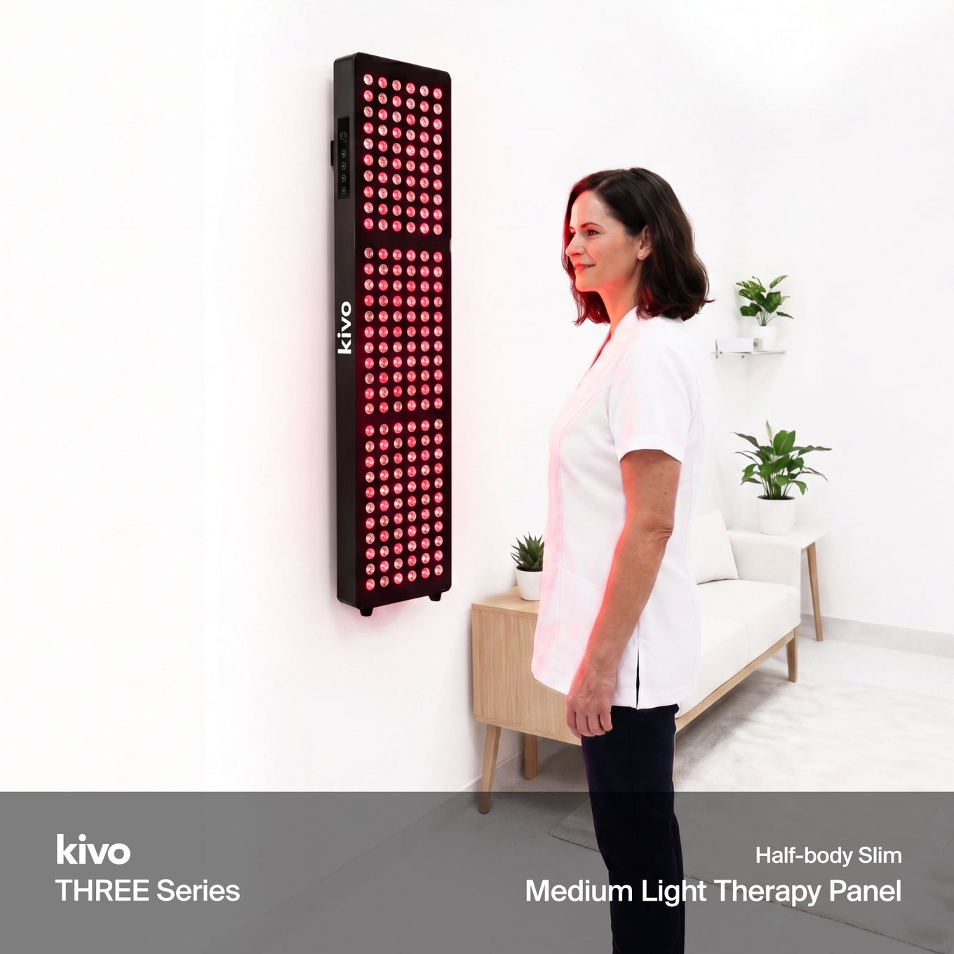 Kivo THREE series red light therapy panel 