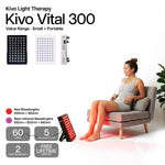 White Red lIght Panel - Kivo Vital 300 White