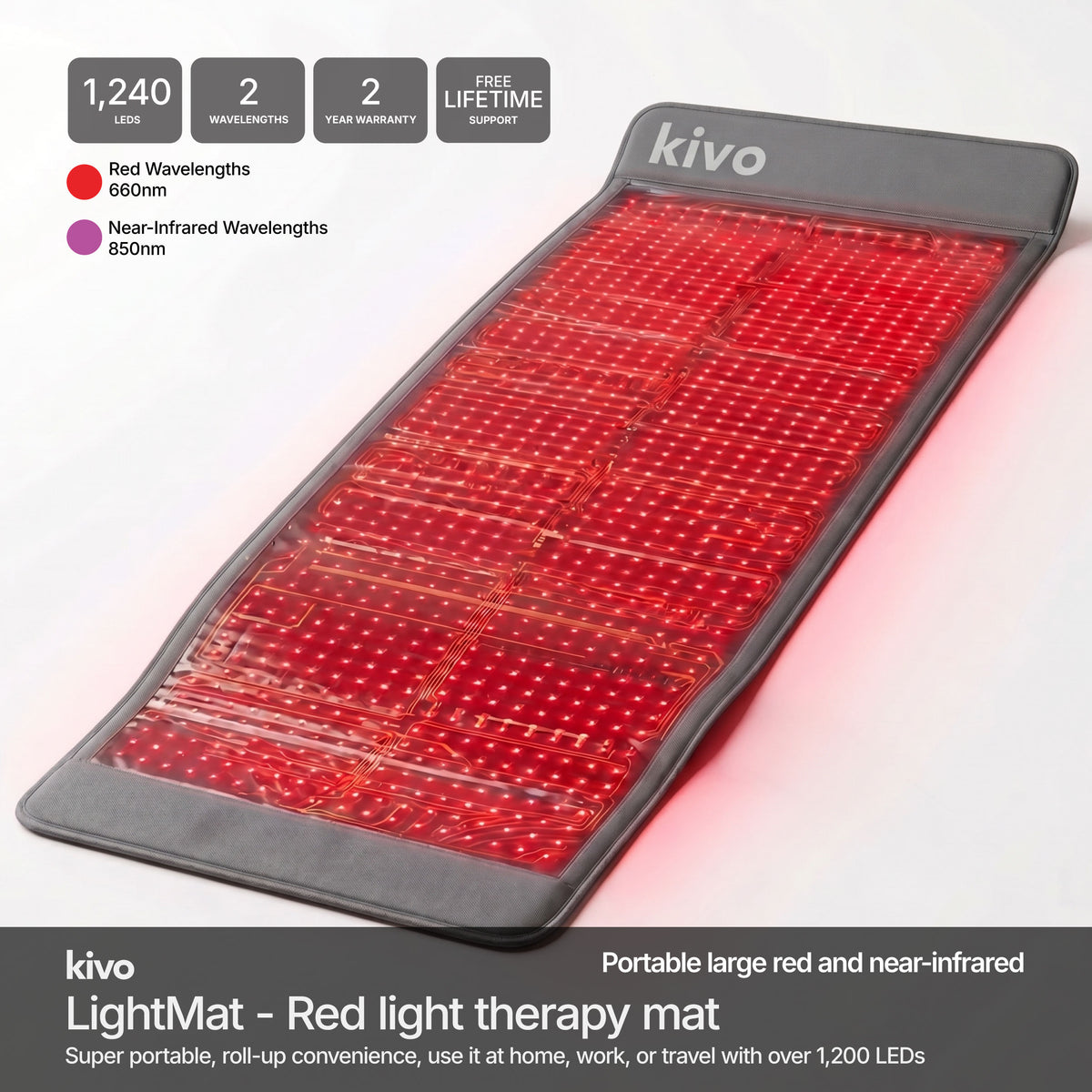 Kivo LightMat™ - Red Light Therapy Mat