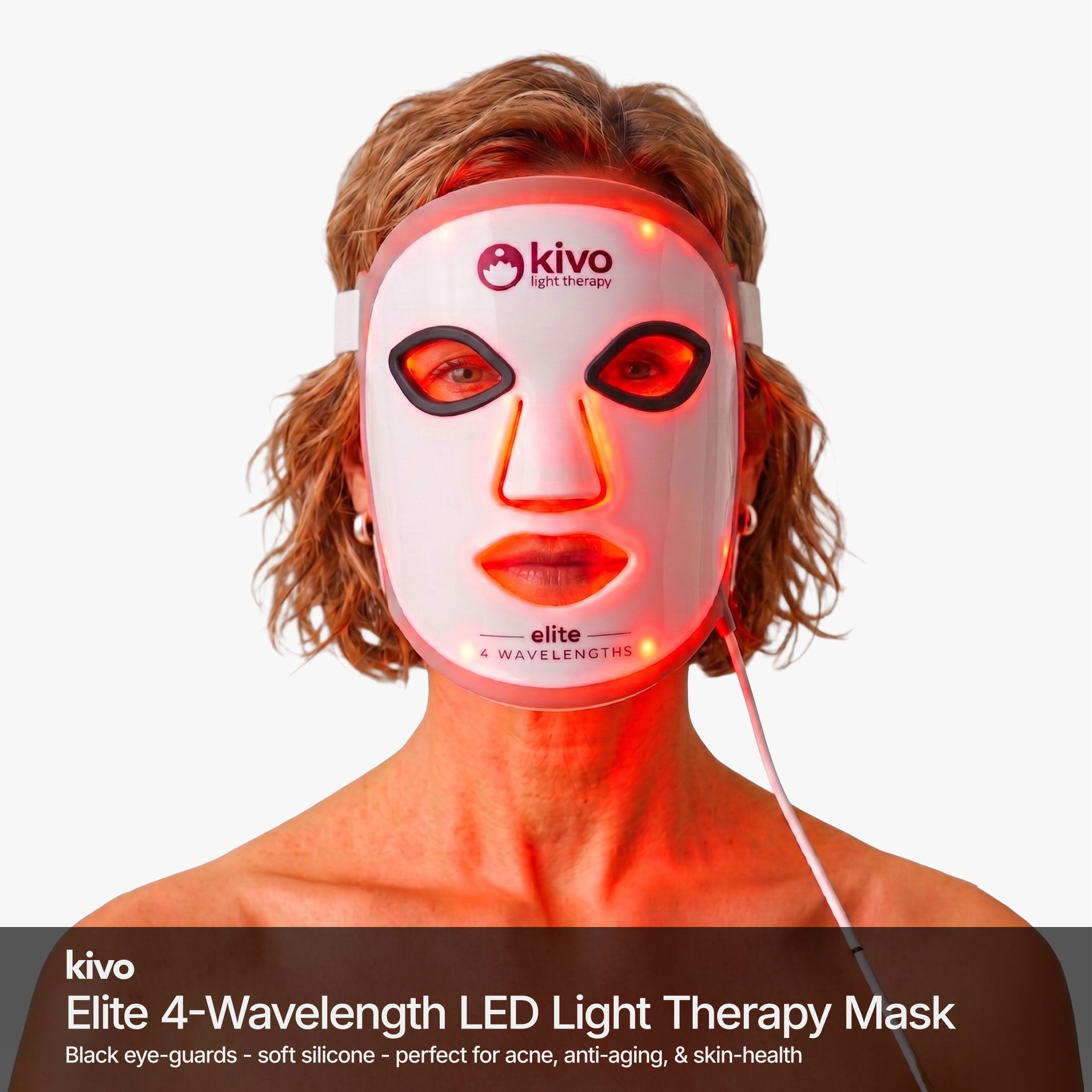 Kivo Elite LED Light Therapy Face Mask