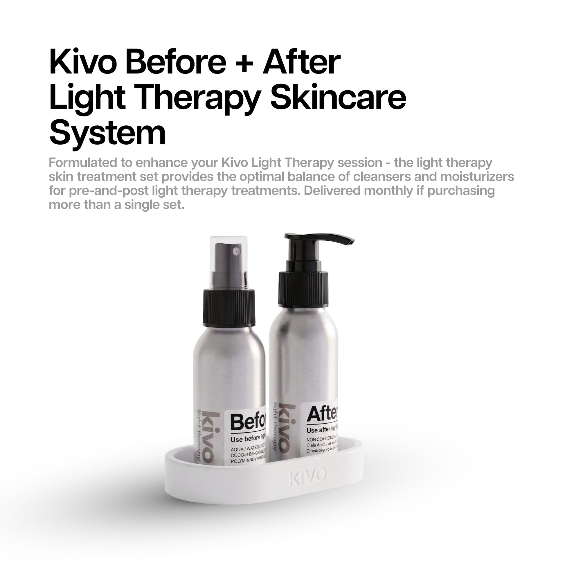 what to use for before and after light therapy skin cleanser and skin oil