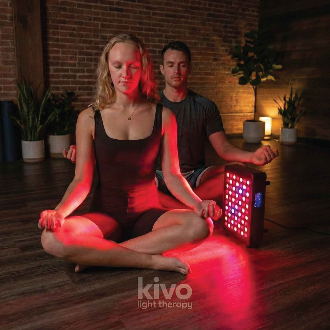 Kivo PRO300 used in yoga