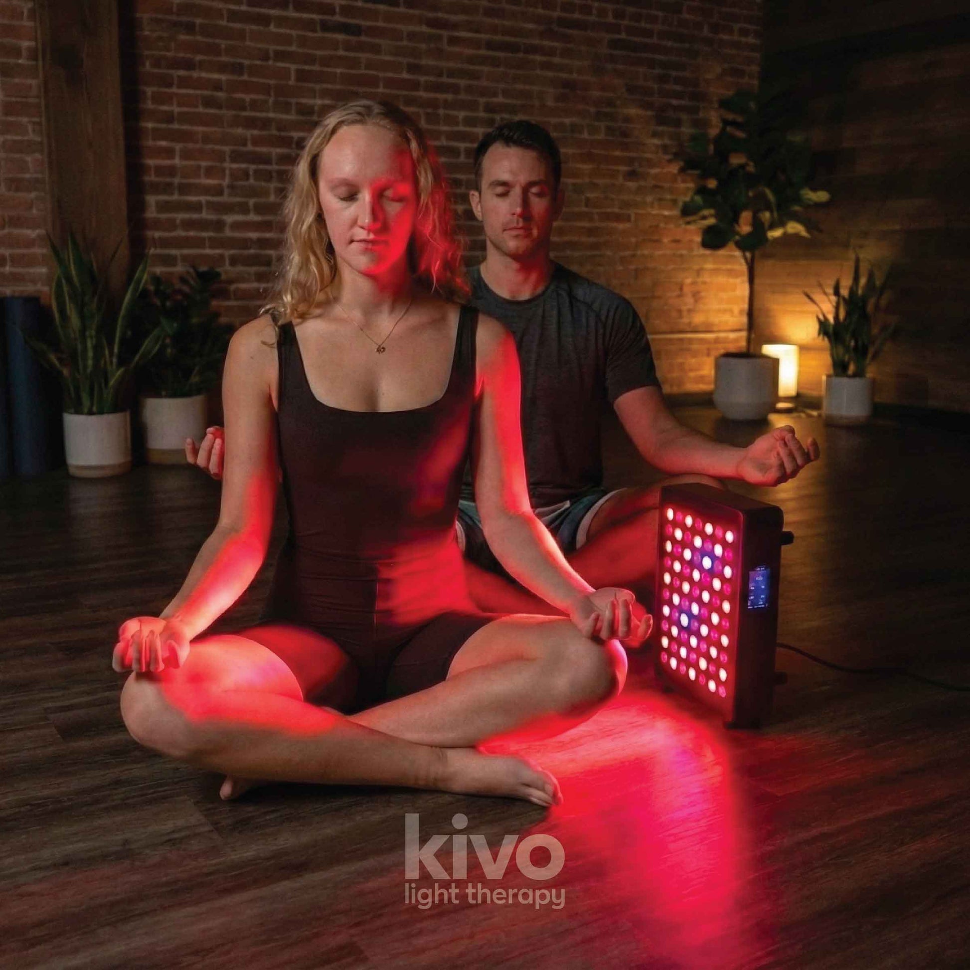 Kivo PRO300 used in yoga