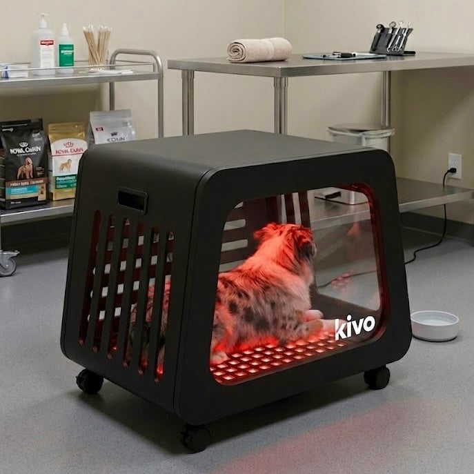 Kivo TheraCrate for Pets - Red Light Therapy Dogs, Cats, Rabbits, and other small pets