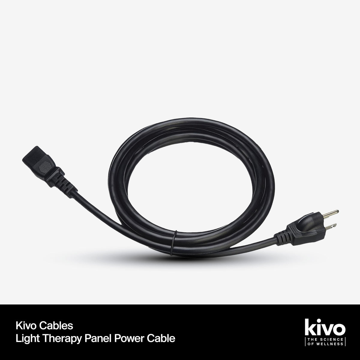 Longer power cable for light therapy panel
