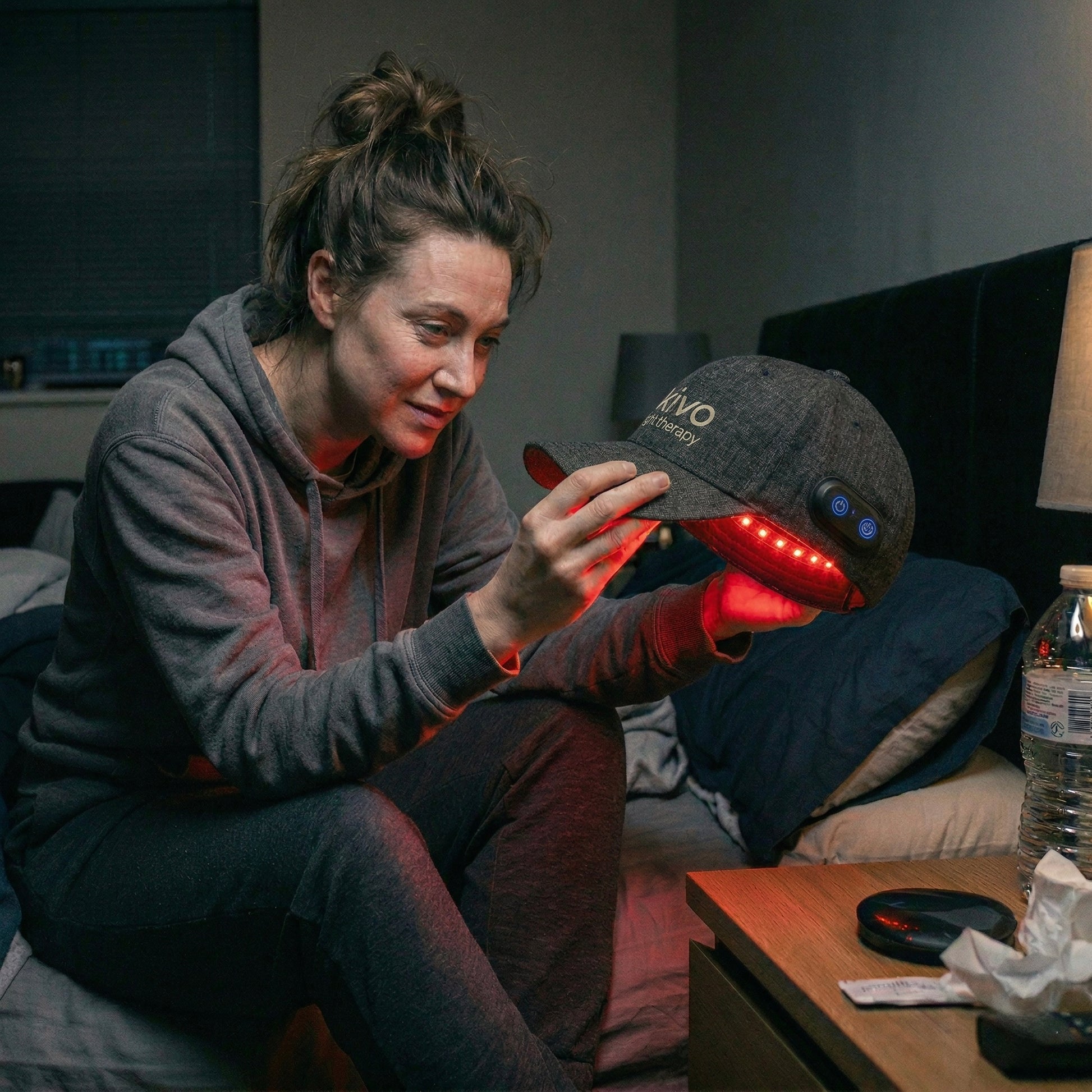 red light for migraines